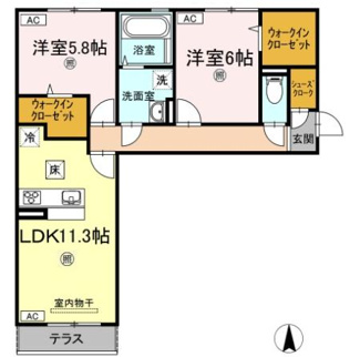 【間取り】 | リーリエ中吉野
