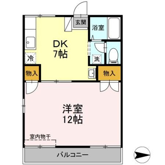 【間取り】 | セジュール住吉　B棟