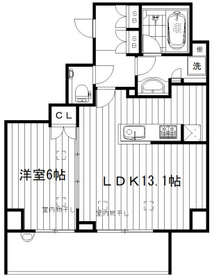 アトラス中野中央の間取り