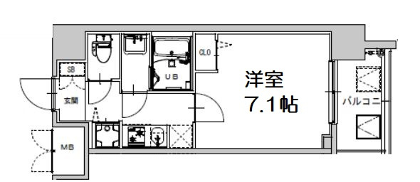 S-RESIDENCE天満Gracisの間取り