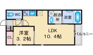 【間取り】 | GRANDTIC HAPPY八田 | 略図の為、現状優先