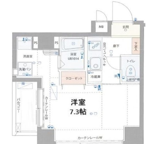 GROWS本所吾妻橋の間取り|間取りです。