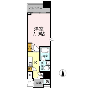 【間取り】 | カスタリア堺筋本町