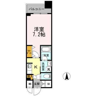 【間取り】 | カスタリア堺筋本町