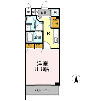 【間取り】 | カスタリア堺筋本町