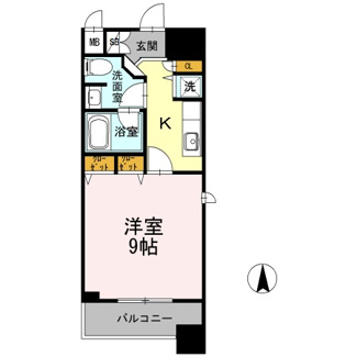 【間取り】 | カスタリア堺筋本町