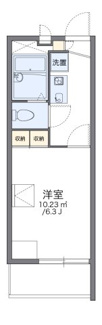 【間取り】 | レオパレス大池橋 | 代表的な間取のため実際の間取とは異なる場合があります
