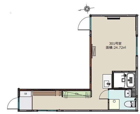 BoaSorte綾瀬1丁目の間取り