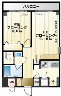 【間取り】 | 萩原ビル | 間取りです。