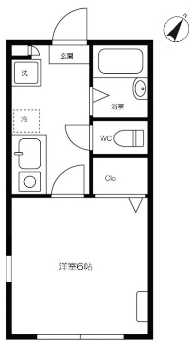エクシード久が原の間取り
