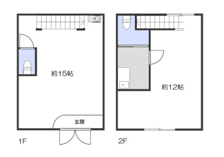 【間取り】 | 勝山南1丁目貸事務所
