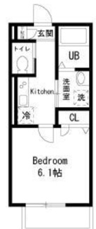 【間取り】 | ユタカハイツ | 間取りです。
