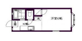 【間取り】 | メゾネット西大井 | 間取りです。