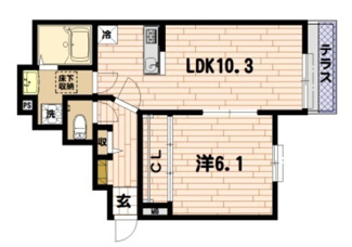 【間取り】 | ＳｕｎｎｙＨｏｕｓｅⅠ | 間取りです。