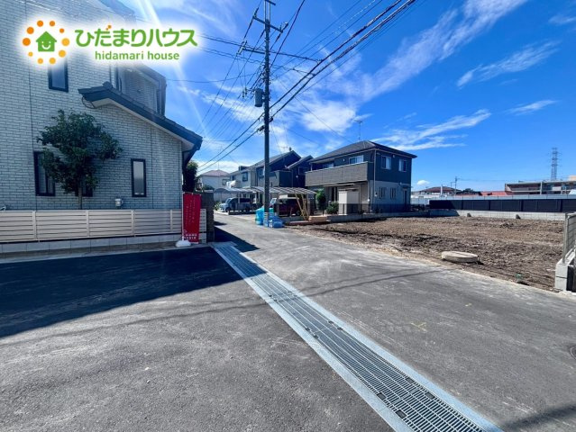 北本市二ツ家第1　新築戸建　クレイドル02の前面道路含む現地写真