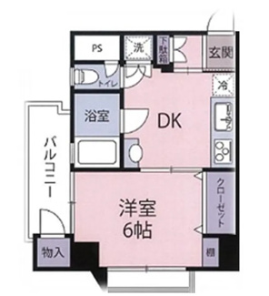 【間取り】 | メイゾン南千住 | 間取りです。
