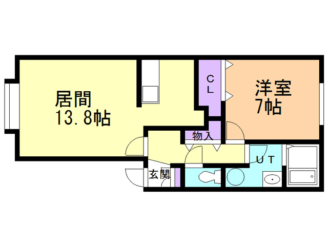 ヴァンベール中島の間取り