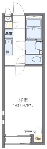 【間取り】 | クレイノ欅 | 代表的な間取のため実際の間取とは異なる場合があります