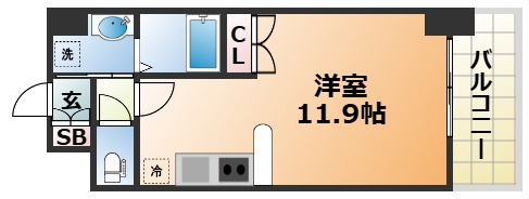エスライズ新神戸の間取り