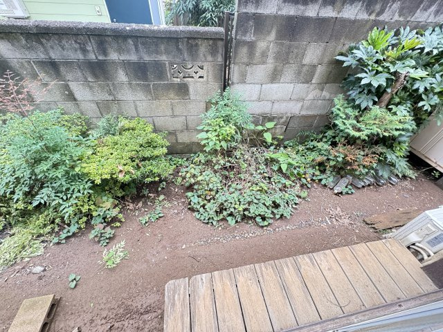 いわき荘のバルコニー