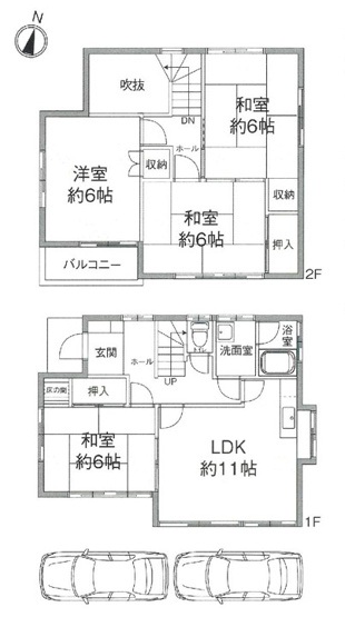 【間取り】 | 行田市城西戸建て