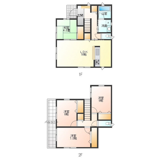【間取り】 | 葵区北安東　中古戸建