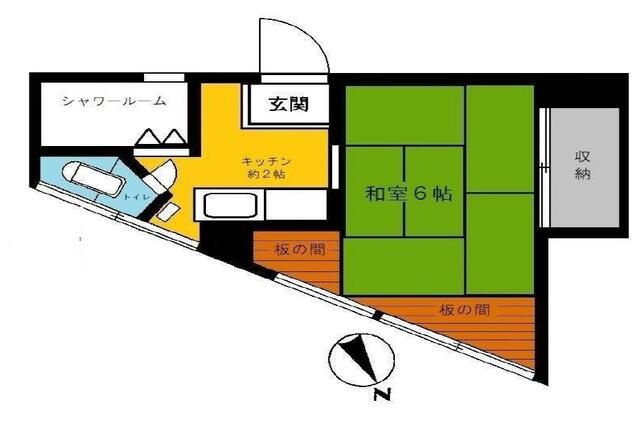 東洋花咲町ビルの間取り