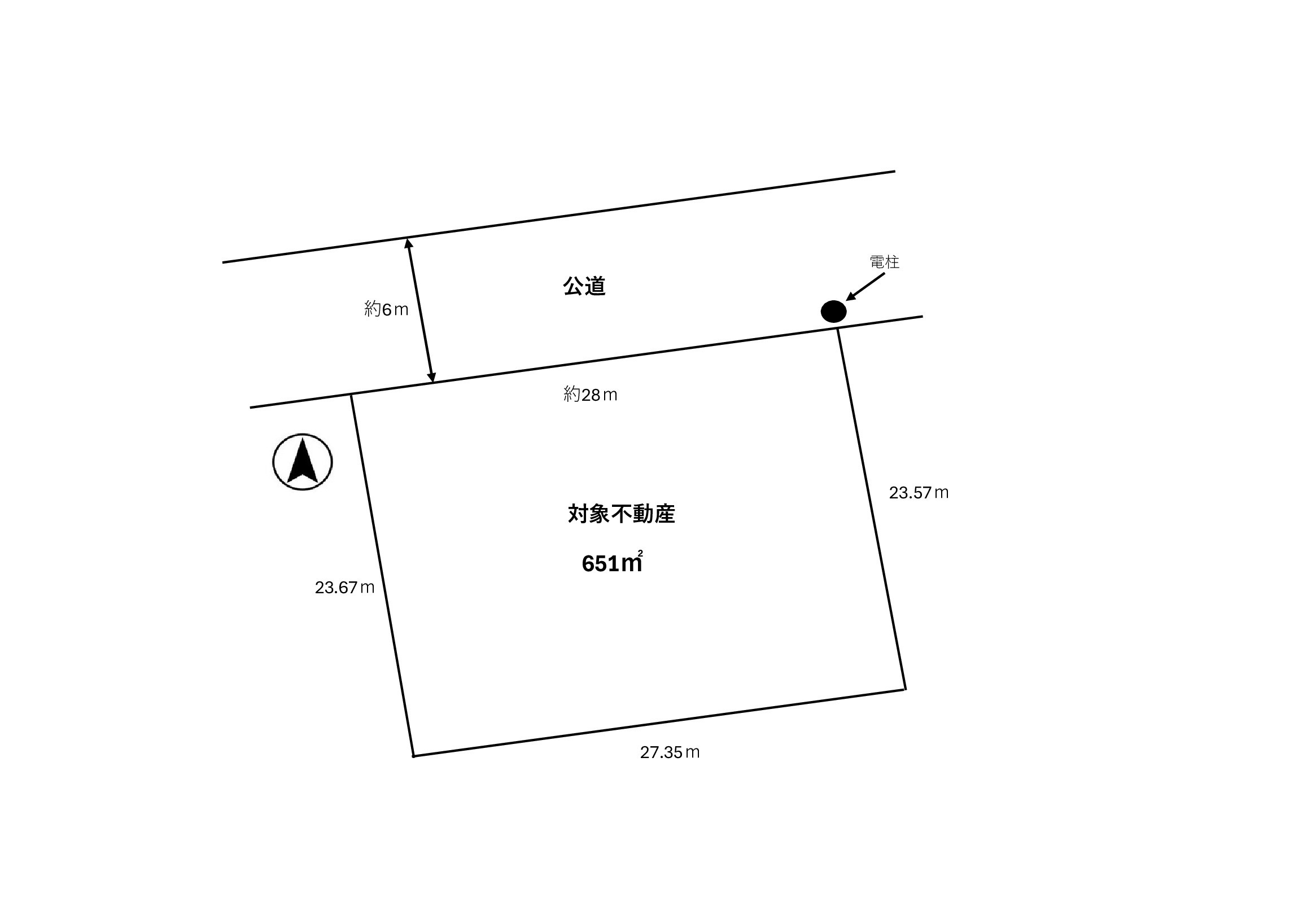 福山市山手町　土地の土地図
