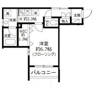 【間取り】 | ＬＡＵＲＥＬ柴又 | 間取りです。