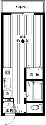 ダイヤモンドフジの間取り
