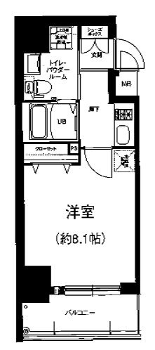 MSR梅田EASTの間取り
