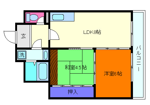 田中ハウスの間取り