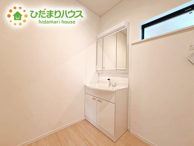 いわき市泉町第8　新築戸建の独立洗面台|シンプルで使い勝手の良い独立洗面台！