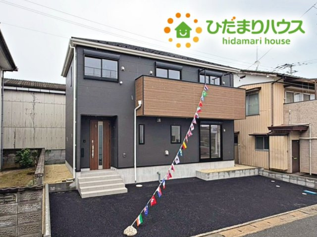 いわき市泉町第8　新築戸建の外観|スタイリッシュな外観です(^^)/