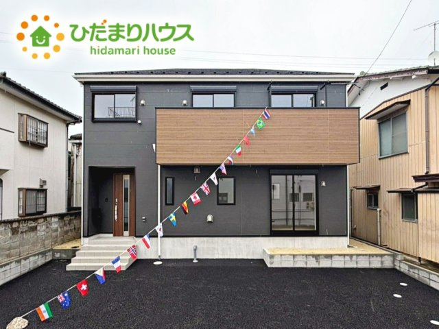 いわき市泉町第8　新築戸建の外観|資料請求やご案内も即日対応いたします♪同じ施工例の物件見学も可能です！