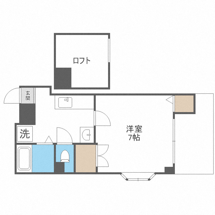 大阪市鶴見区今津北４丁目の賃貸マンションの間取り