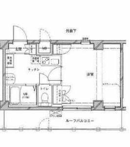 【間取り】 | カテリーナ市ヶ谷 | 間取りです。