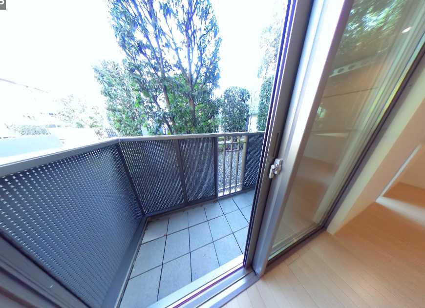 フォルトゥーナ　角部屋　ウォークインクロゼット　洋室広々12帖のバルコニー