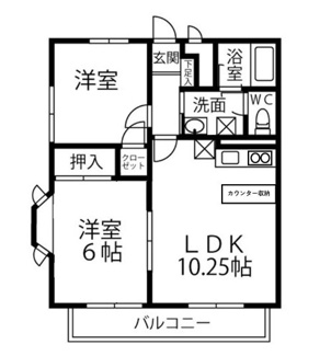【間取り】 | フローラ中落合 | 間取りです。