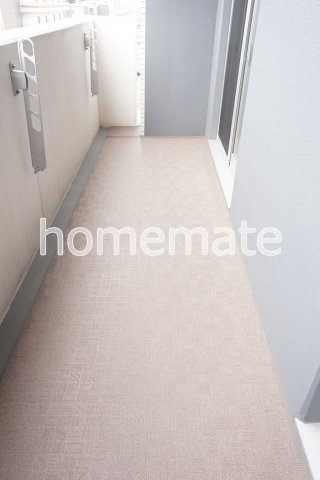 熊本市南区近見８丁目の賃貸マンションのバルコニー