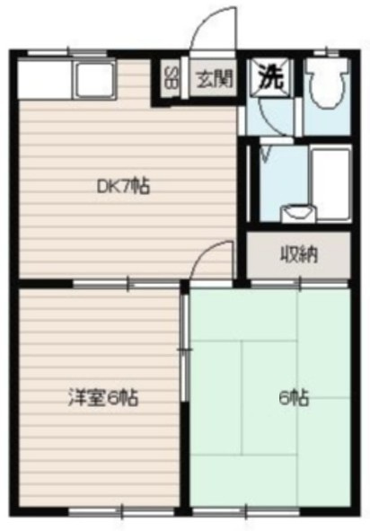 エステートフジの間取り|間取りです。