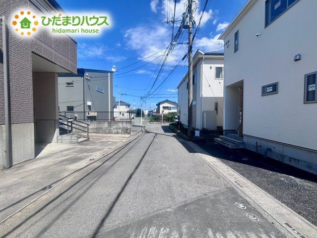 北本市二ツ家第1　新築戸建　クレイドル01の前面道路含む現地写真|9/14　撮影
