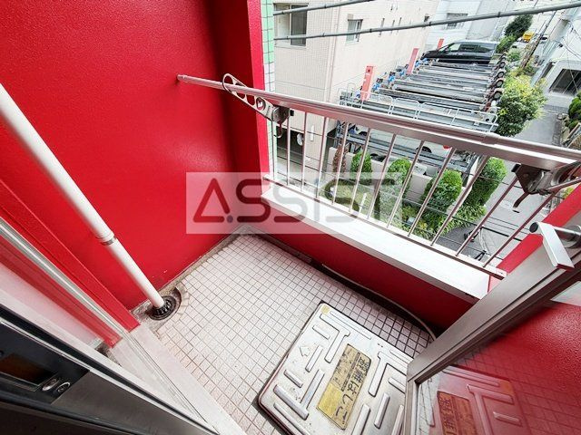 シンシア三軒茶屋レジデンスカフェのバルコニー