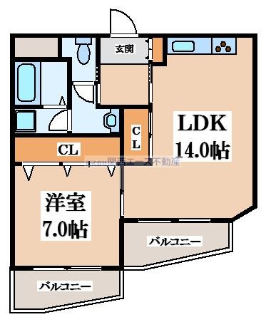 【間取り】 | アーク八戸ノ里