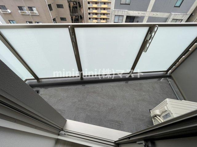 セレニテ天六ミラクのバルコニー
