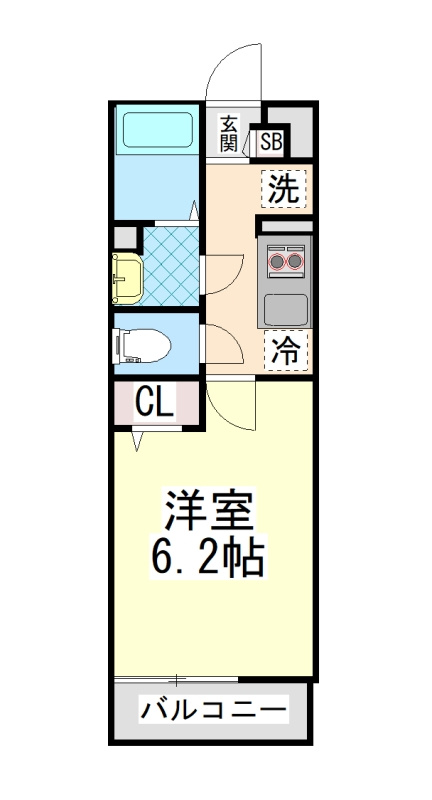 リブリ・クレール岡本の間取り