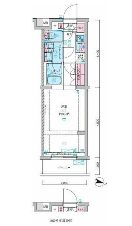 ジェノヴィア聖蹟桜ヶ丘の間取り