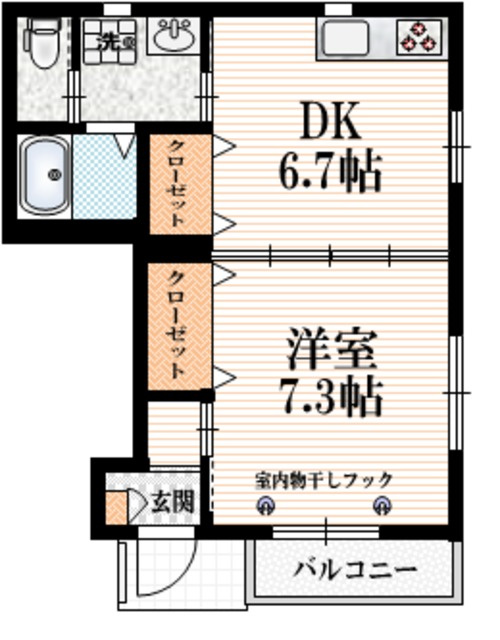 MAISON AKIKOの間取り