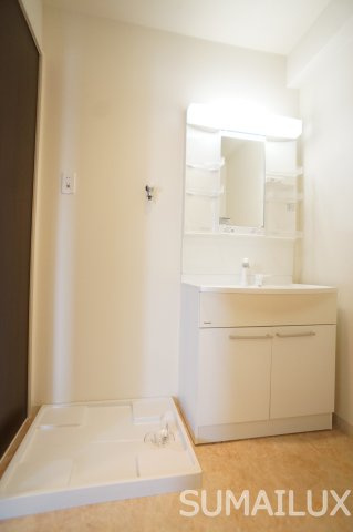 熊本市南区御幸笛田２丁目の賃貸マンションの独立洗面台