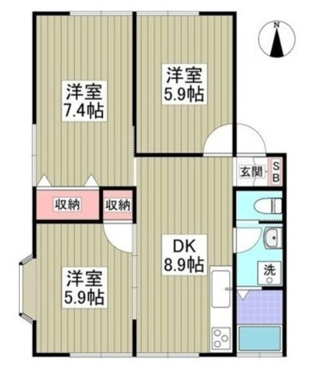 MKルーミーの間取り